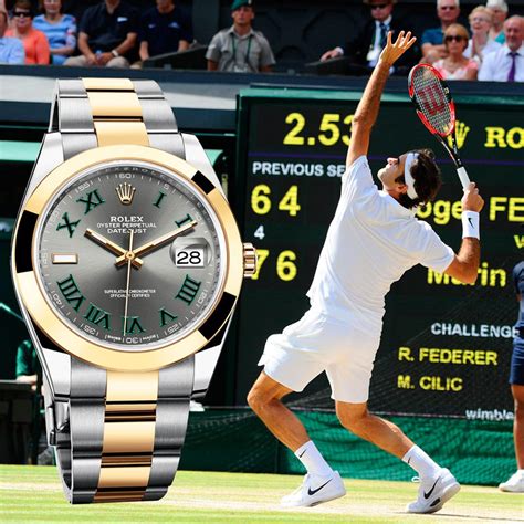 which tennis players are sponsored by rolex|Rolex wimbledon collection.